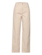 Trousers Bottoms Trousers Straight Leg Multi/patterned Barbara Kristof...