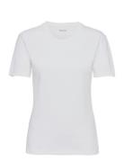 Pure Slim Fit T-Shirt Sport T-shirts & Tops Short-sleeved White Famme
