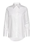 Marville Road Oprah Cotton Poplin Shirt Vit