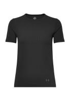 Ua Rush Seamless Ss Sport T-shirts & Tops Short-sleeved Black Under Ar...
