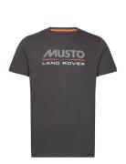 M Lr Logo Ss Tee 2.0 Sport T-shirts Short-sleeved Grey Musto
