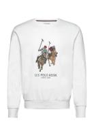 U.S. Polo Assn. Uspa Sweat O Neck Ekrem Men Vit