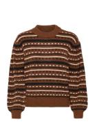 Slrakel Stripe Pullover Ls Tops Knitwear Jumpers Multi/patterned Soake...