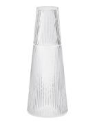 Stelton Pilastro Karaffel Med Glas 1 L. Clear Nude