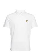 Jacquard Polo Shirt Sport Polos Short-sleeved White Lyle & Scott Sport