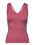 Yga St Tk Sport T-shirts & Tops Sleeveless Pink Adidas Performance