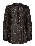 Mild Blouse Tops Blouses Long-sleeved Multi/patterned Second Female