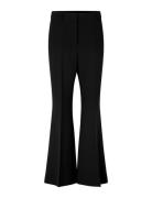 Second Female Fique Flared Trousers Svart