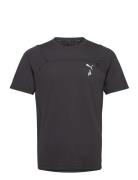 M Seasons Coolcell Tee Sport T-shirts Short-sleeved Black PUMA