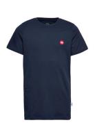 Timmi Recycled Tops T-shirts Short-sleeved Navy Kronstadt