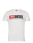 T-Diegor-Div T-Shirt Tops T-shirts Short-sleeved White Diesel