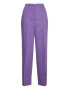 Pants With Wide Legs - Petra Fit Bottoms Trousers Wide Leg Purple Cost...