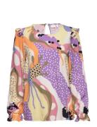 Nuchiara Blouse Tops Blouses Long-sleeved Multi/patterned Nümph