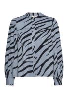 Tikka Shirt Tops Blouses Long-sleeved Grey NORR