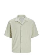 Jack & J S Jprbla Terry Ss Resort Shirt Grön