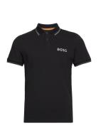 Pelogox Tops Polos Short-sleeved Black BOSS