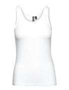 Pcsirene Tank Top Noos Tops T-shirts & Tops Sleeveless White Pieces