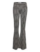 Rodebjer Paradiso Bottoms Trousers Flared Multi/patterned RODEBJER