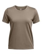 Meridian Ss Sport T-shirts & Tops Short-sleeved Brown Under Armour