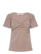 Kainoaiw Top Tops T-shirts & Tops Short-sleeved Grey InWear