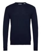 Jack & J S Jjeemil Knit Crew Neck Noos Marinblå