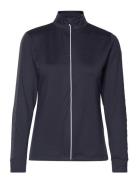 Anna Ls Full Zip Sport Sweat-shirts & Hoodies Fleeces & Midlayers Navy...