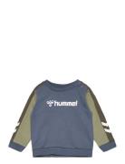Hmleddo Sweatshirt Sport Sweat-shirts & Hoodies Sweat-shirts Blue Humm...