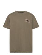 Hmldare T-Shirt S/S Sport T-shirts Short-sleeved Khaki Green Hummel
