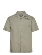 Vintage Resort S/S Shirt Tops Shirts Short-sleeved Green Superdry