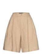 Yd Linen-Ffr Bottoms Shorts Casual Shorts Brown Polo Ralph Lauren