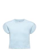 Kogessa S/S Short Top Jrs Tops T-shirts Short-sleeved Blue Kids Only