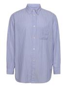 Veneto Ls Shirt Tops Shirts Casual Blue AllSaints
