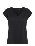 Vero Moda Vmfilli Ss V-Neck Tee Ga Noos Svart