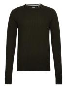 Jack & J S Jjpannel Knit Crew Neck Aw23 Svart