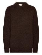 Kaane Over Pullover Tops Knitwear Jumpers Brown Kaffe
