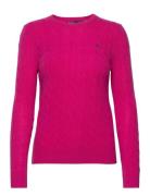 Cable-Knit Wool-Cashmere Sweater Tops Knitwear Jumpers Pink Polo Ralph...