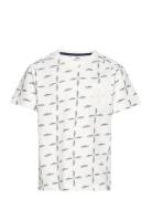 Lois Raglan Tee Tops T-shirts Short-sleeved White Ebbe Kids
