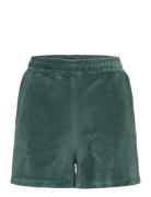 Andy Organic Cotton Velour Shorts Bottoms Shorts Casual Shorts Green L...