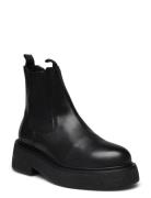 Natalia Shoes Boots Ankle Boots Ankle Boots Flat Heel Black Pavement