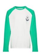 Printed Longsleeve Tops T-shirts Long-sleeved T-shirts Green Tom Tailo...