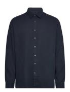 Selected Homme Slhregowen-Jobo Tencel Shirt Ls Blå