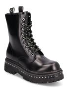 Joya Shoes Boots Ankle Boots Laced Boots Black GUESS