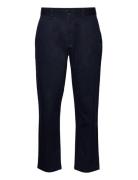 Lake Pleat Twill Pants Bottoms Trousers Chinos Navy Clean Cut Copenhag...