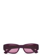 Jarman Plum Accessories Sunglasses D-frame- Wayfarer Sunglasses Purple...