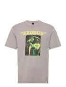 Onsbob Marley Reg Ss Tee Tops T-shirts Short-sleeved Grey ONLY & SONS