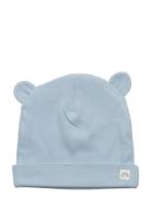 Lindex Cap W Ears Rib Blå