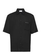 Fluid Script Logo Short Sleeve Shirt Designers Shirts Short-sleeved Bl...