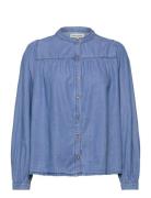 Nicky Shirt Tops Shirts Long-sleeved Blue Lollys Laundry