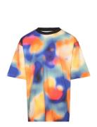 Lindex T Shirt Wide Aop Multi/patterned