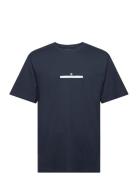 Dpworld Championship T-Shirt Tops T-shirts Short-sleeved Navy Denim Pr...